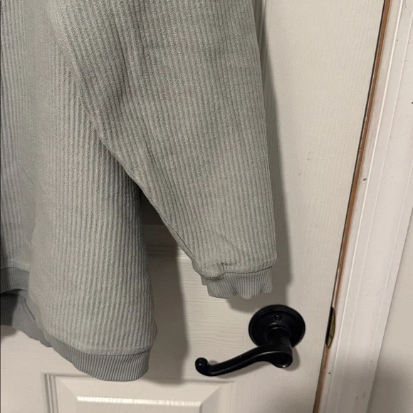 aerie Ribbed Lightweight Sweatshirt - Picture 4 of 8